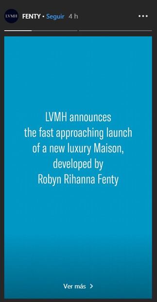 LVMH y Rihanna lanzan la Maison Fenty, su nueva marca de lujo