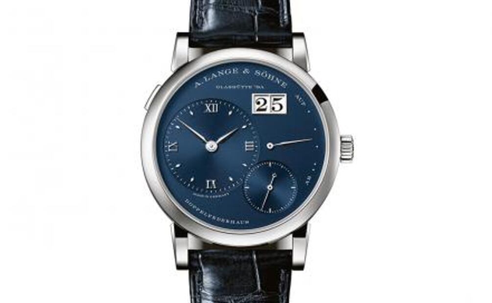 A. Lange & Söhne pinta de azul las esferas de modelos icónicos