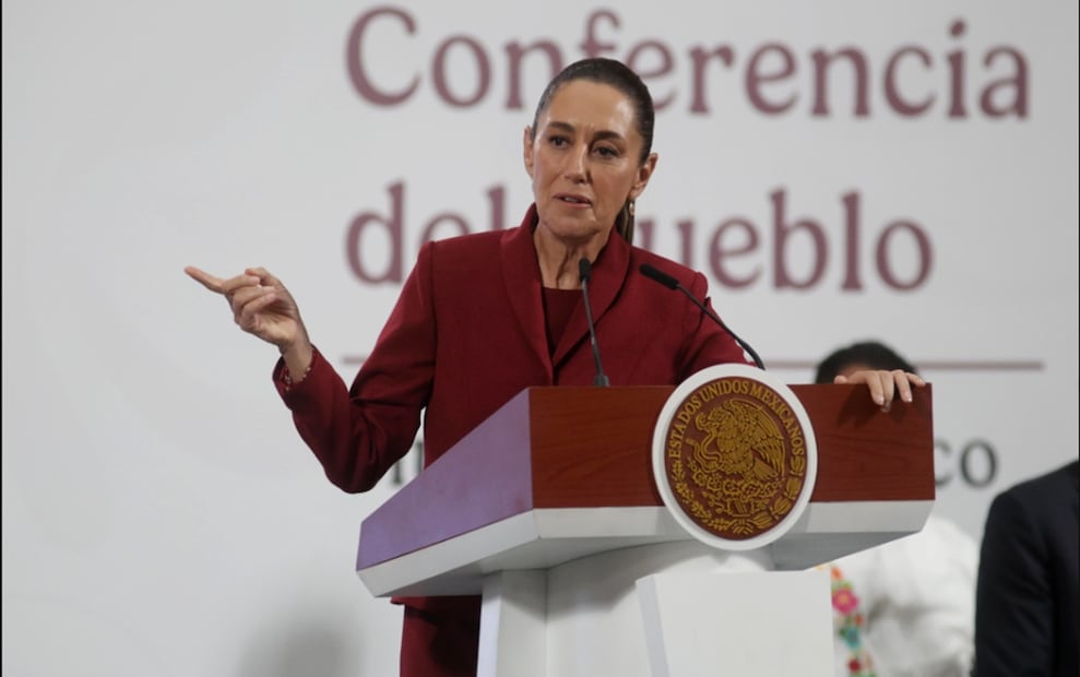 La presidenta Claudia Sheinbaum señaló que el objetivo de Mexicana de Aviación es que pueda volar a costos más económicos, pero sin comprometer su rentabilidad y eficiencia. Foto: Carlos Mejía/EL UNIVERSAL