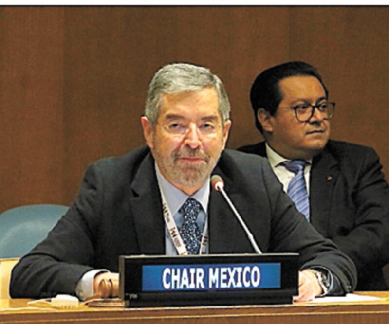 Juan Ramón de la Fuente dijo que se adoptaron medidas para fortalecer la conexión del GRULAC con el Consejo de Seguridad. ARCHIVO EL UNIVERSAL