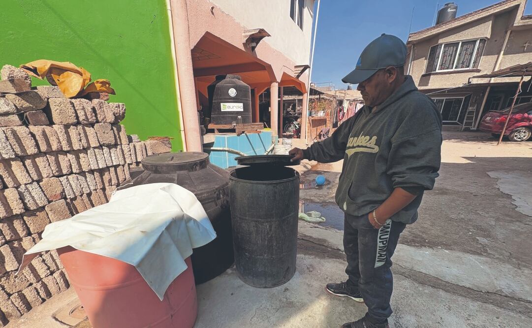 El megacorte de agua afectará a 23 colonias de Tultepec y 73 de Tultitlán. Foto Especial