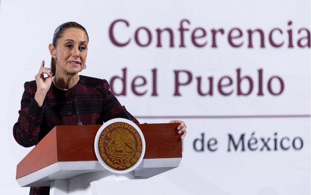 La presidenta Sheinbaum Pardo pidió respeto para México tras la crítica que hizo de la estrategia de seguridad mexicana el mandatario de El Salvador, Nayib Bukele. Foto: Hugo Salvador/EL UNIVERSAL