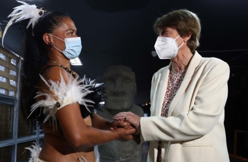 La estatua Moai más antigua regresa a la isla de Pascua tras 152 años