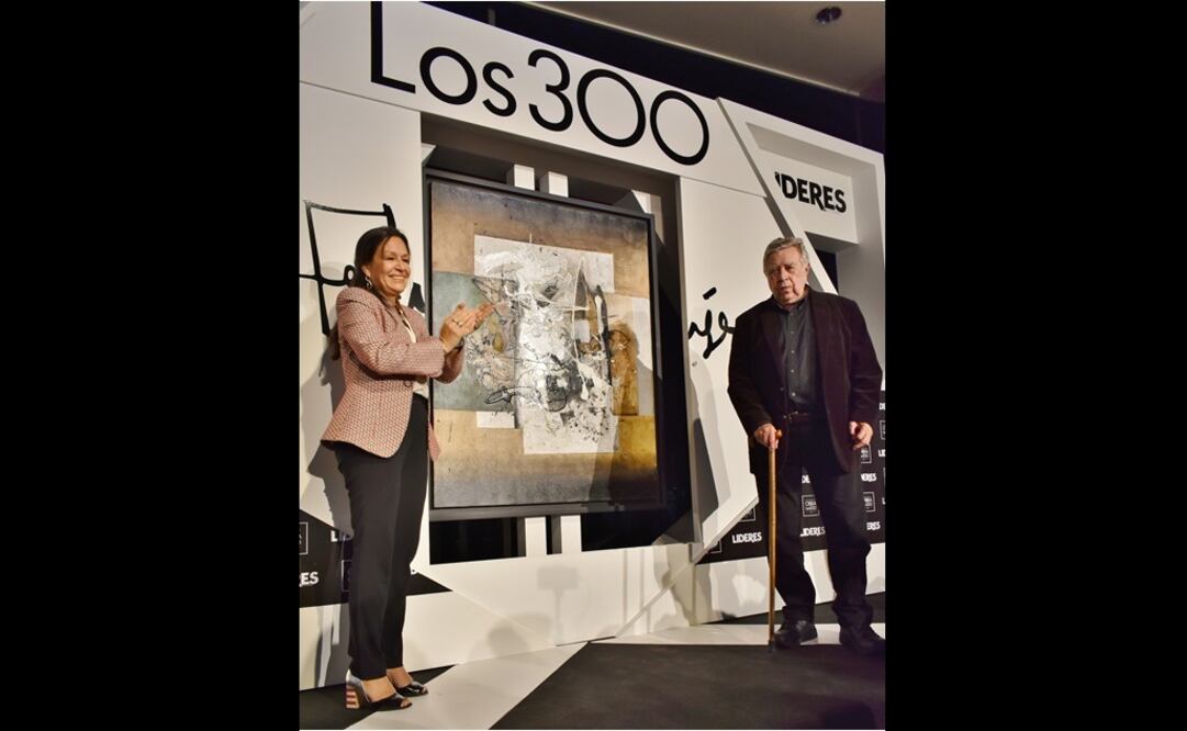 Se develó en el Museo de Arte Moderno una obra inédita realizada por Manuel Felguérez. Foto: Cortesía INBA