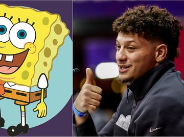 Patrick Mahomes, fan de toda la vida de Bob Esponja