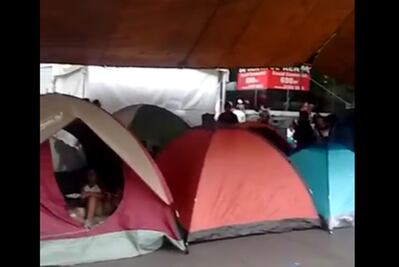 Continúa plantón de la CNTE en la Ciudadela