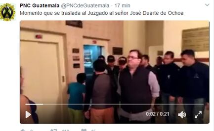 Video. Javier Duarte, detenido