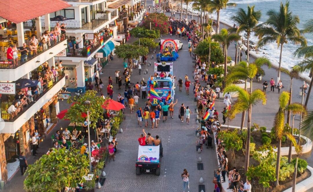 Se prevé una fiesta pública en la playa Olas Altas y la marcha oficial del orgullo. Foto: Vallarta Pride
