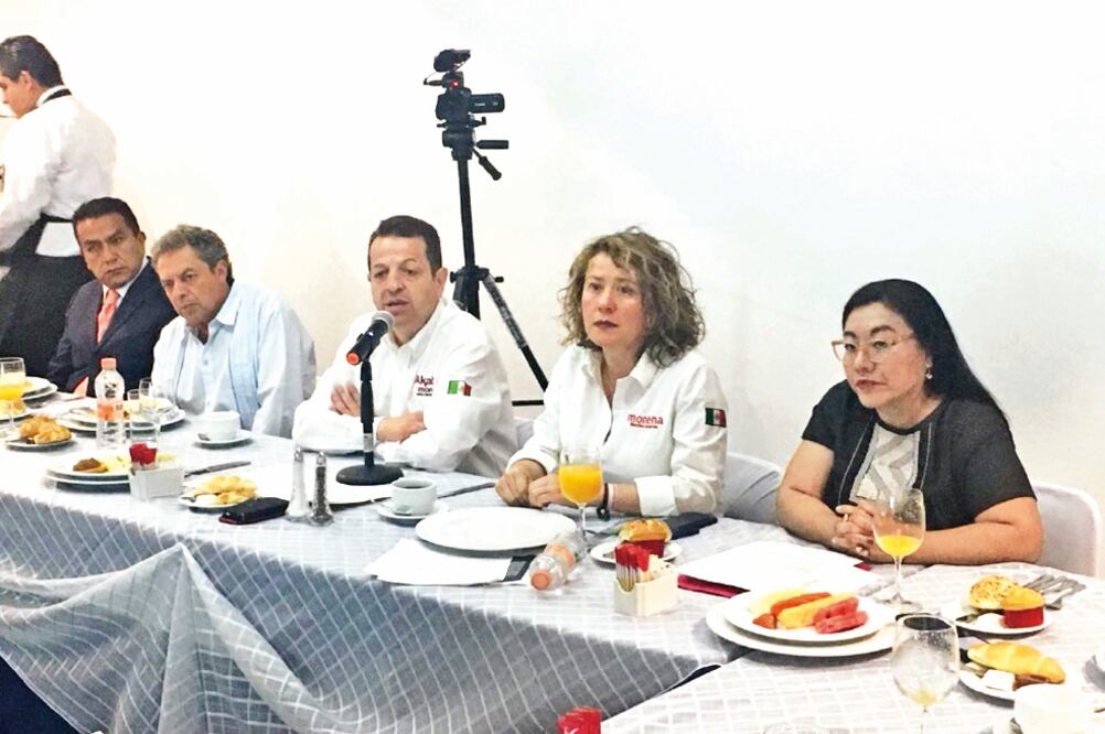 El aspirante de Juntos Haremos Historia a la alcaldía de la Benito Juárez estuvo acompañado de Paula Soto y Ausencio Cruz, candidatos a una diputación local y otra federal, respectivamente (ESPECIALES)