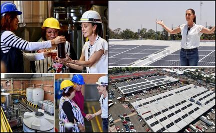 Previo al Consejo de Morena, Sheinbaum supervisa Línea 1 del Metro y visita Planta de Biodiésel en Central de Abasto