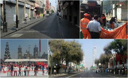 Silencio y calles vacías en el DF este 1 de enero