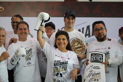 Más de mil personas entrenan en alcaldía Álvaro Obregón rumbo al evento "Boxeando por la Paz"; Clara Brugada participa