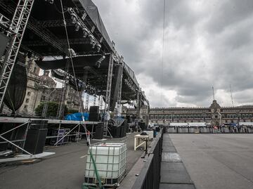 Sedena alista espectáculo millonario en el Zócalo para conmemorar la Independencia de México