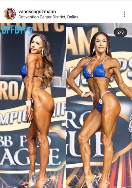 Vanessa Guzmán impacta con su cuerpo, se coloca en el top en competencia de fisicoculturismo 