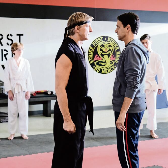 La serie, creada por Robert Mark Kamen, revivió la rivalidad de los 80. CORTESÍA YOUTUBE