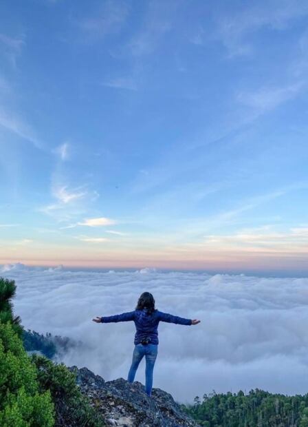 Visita la increíble cama de nubes en Oaxaca