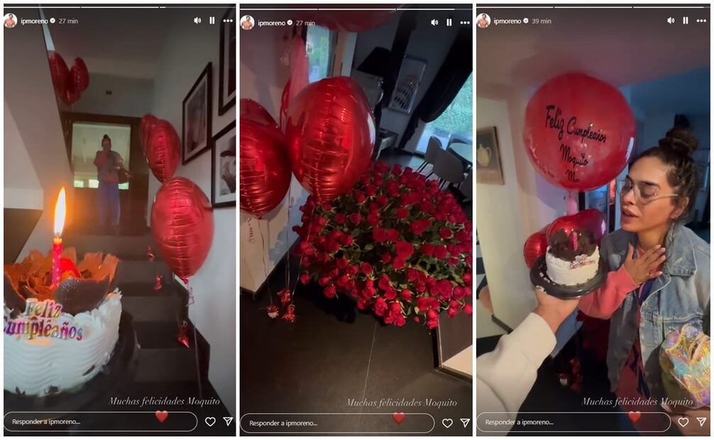 Isaac Moreno sorprende así a su novia Galilea Montijo en su cumpleaños.