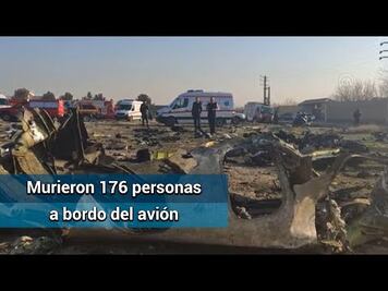 Tras ataque a bases de EU, reportan que avión ucraniano se estrelló cerca de Teherán