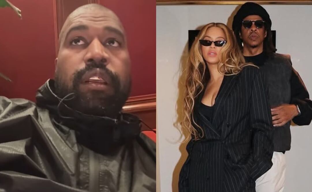 Kanye West, Beyoncé y Jay-Z . Foto: Instagram oficial.