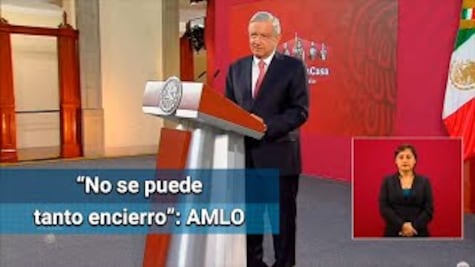Soy partidario de que se abran los parques, no se puede tanto encierro: AMLO