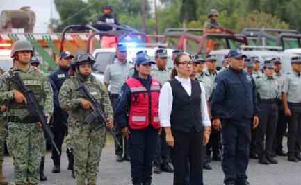 Alcaldesa de Ecatepec supervisa operativo en Ciudad Cuauhtémoc, Edomex; participan más de 100 elementos federales