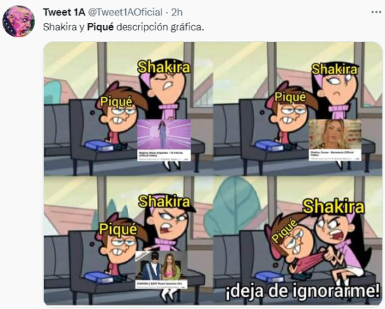 Piqué se vuelve protagonista de memes tras la canción de Shakira