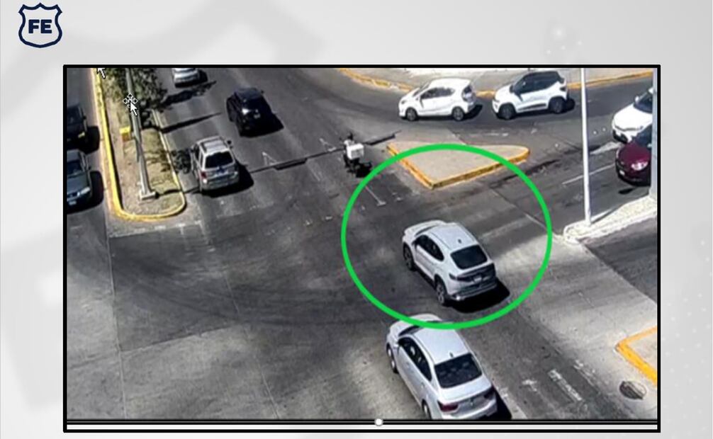 14:22 horas sobre los cruces Av. Acueducto y Privada Acueducto colonia Lomas del Bosque, en Zapopan. Foto: Especial