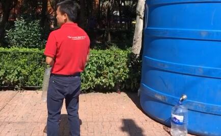 Por escasez de agua, vecinos de Santa María La Ribera refuerzan medidas de ahorro