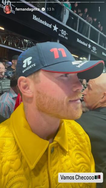 Canelo Álvarez en el GP de Las Vegas