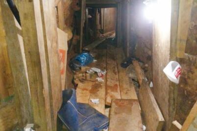 Localizan más de 2 toneladas de marihuana dentro de túnel