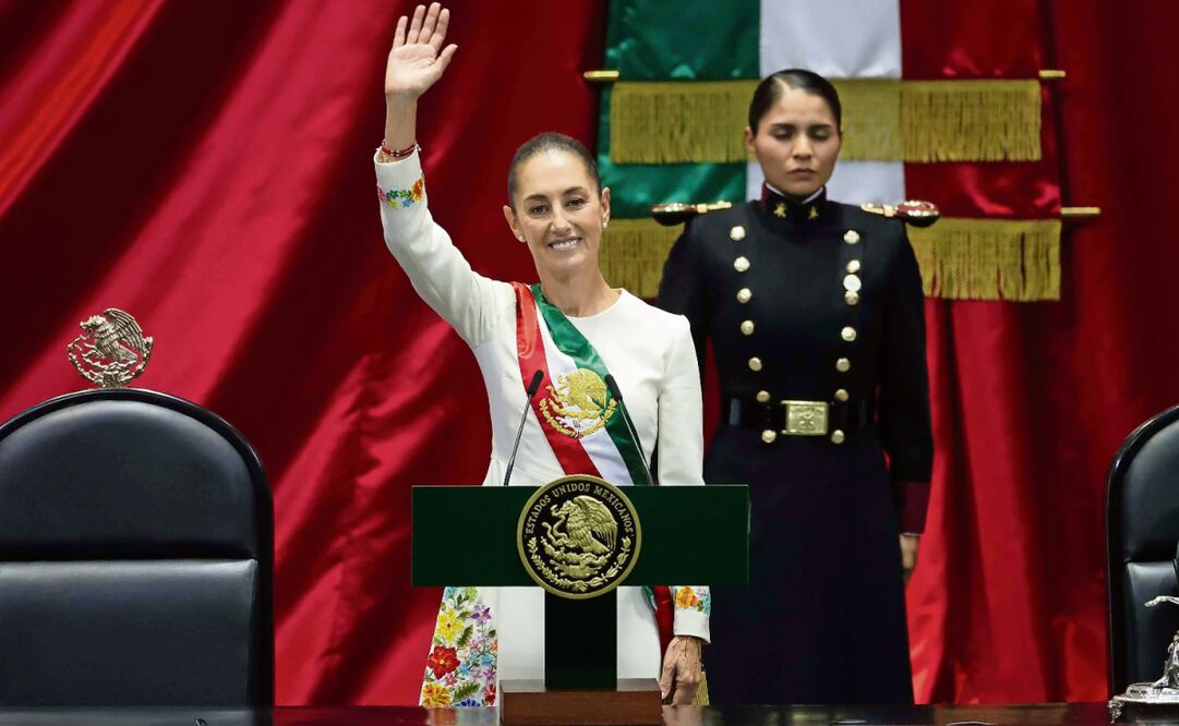 A 11 meses de llegar a la Presidencia de la República, Claudia Sheinbaum Pardo entrega su Primer Informe de Gobierno. Foto: Diego Simón / EL UNIVERSAL
