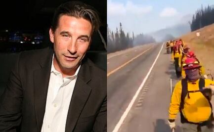 Famoso actor de Gossip Girl elogia a bomberos mexicanos; equipo combate incendio en Los Ángeles