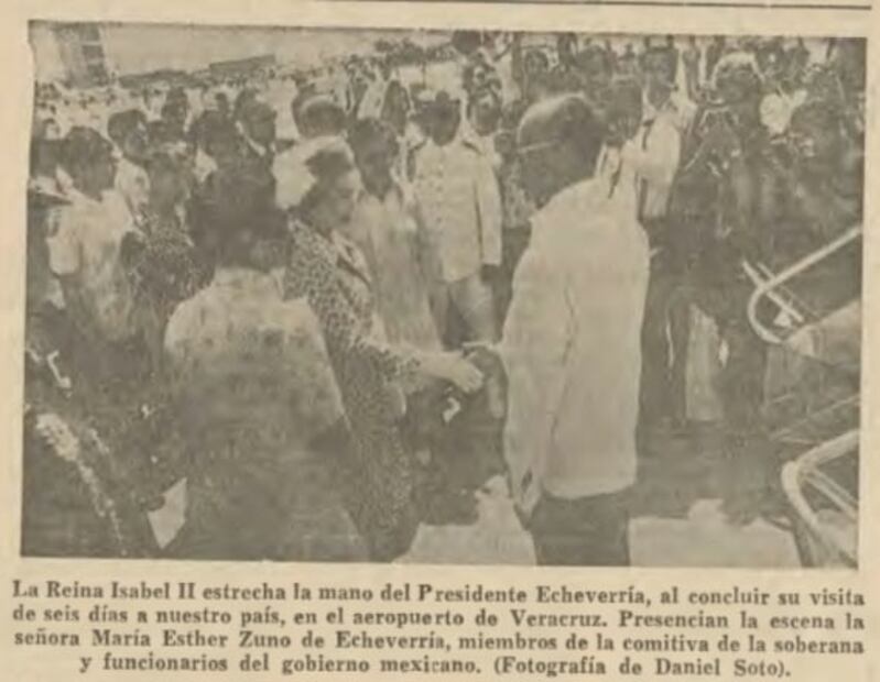 Cuando la reina Isabel II paseó en el mercado y bailó  "La Cucaracha" en México 