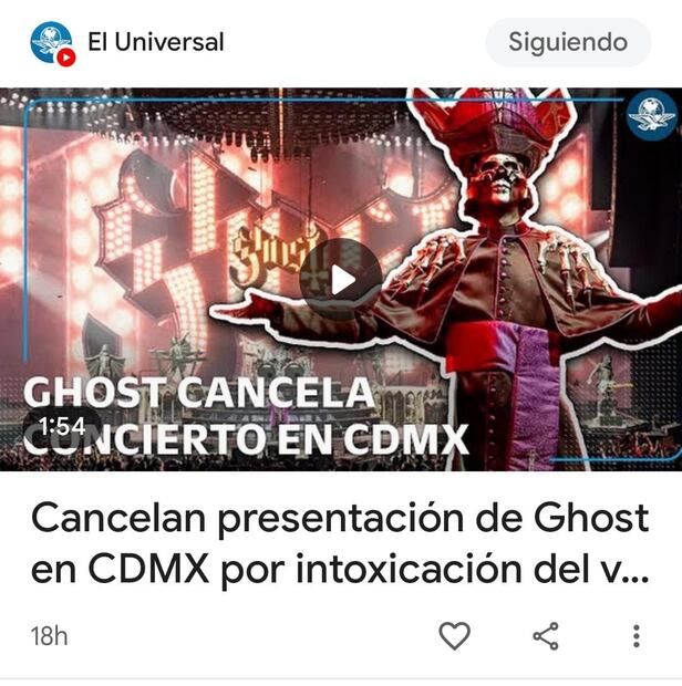 EL UNIVERSAL en Google Discover | Foto: captura de pantalla