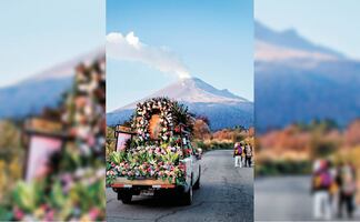 Peregrinos cruzan Paso de Cortés para ir a la Basílica