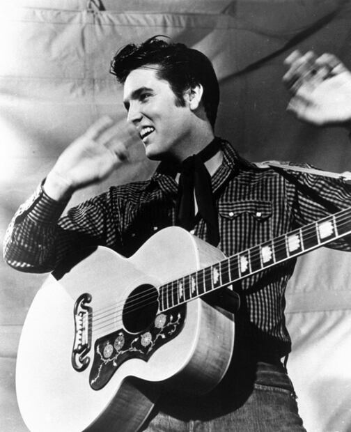 El rey del Rock and Roll. Fuente: Archivo El Universal