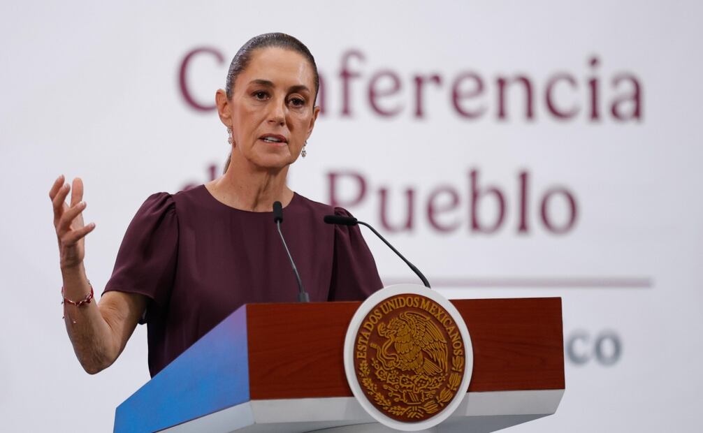 La presidenta de México, Claudia Sheinbaum Pardo, condenó el ataque que sufrieron 32 diplomáticos en Cisjordania por parte de fuerzas israelíes. Foto: Diego Simón / EL UNIVERSAL