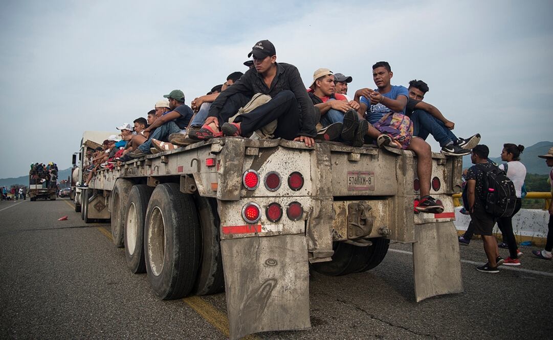Caravana migrante (Foto: EFE)