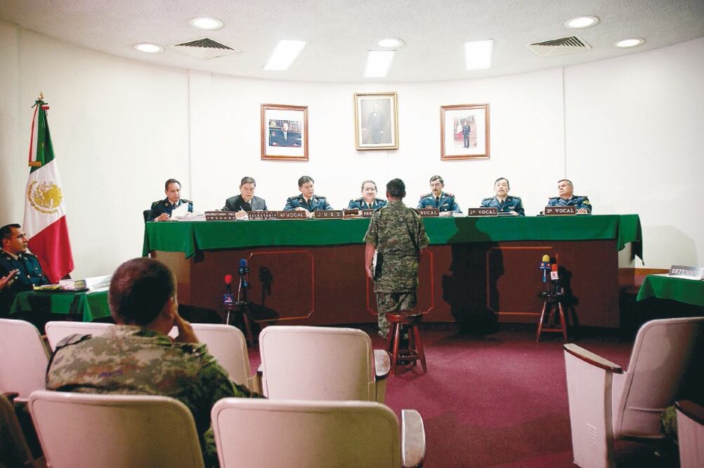 En los juicios militares hay faltas graves a los derechos humanos de las personas acusadas, denunciaron organizaciones civiles. Foto/ARCHIVO EL UNIVERSAL