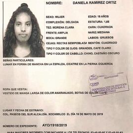Analizan si una de las osamentas halladas en Tlalpan es de Daniela