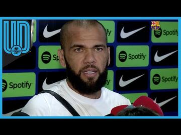 Dani Alves regresará al Camp Nou y asegura: "Nunca festejaría un gol aquí"