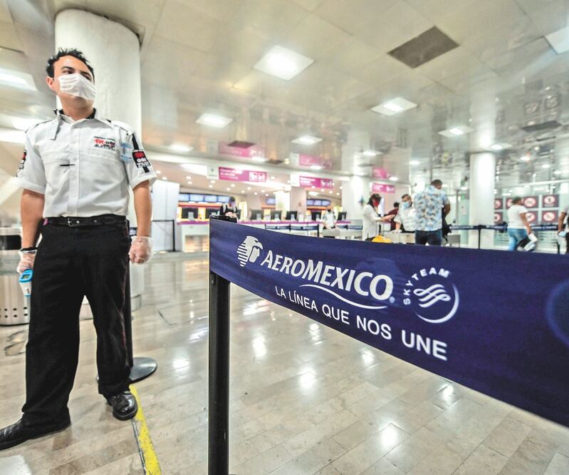 La conectividad en México cayó 86% en abril, informó la IATA. ARCHIVO EL UNIVERSAL