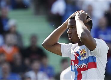 Barcelona no pasa del empate con Getafe y suma su tercer juego al hilo sin ganar y sin marcar