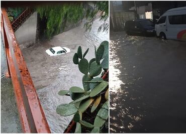 Lluvia deja inundaciones y afectaciones en Huehuetoca; crece nivel de agua en Río Cuautitlán