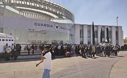 Agentes relevados de la Guardia Nacional increpan a mando