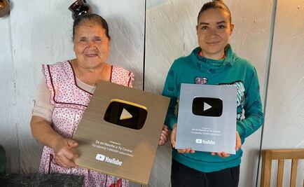 Doña Angela y su canal "De mi rancho a tu cocina" reciben botón de oro de Youtube