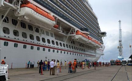 Arriba a Mazatlán primer crucero desde que se suspendieron por la pandemia Covid 
