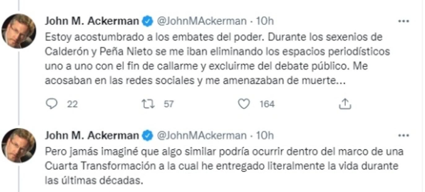 “Cuando los nazis vinieron...”: El respaldo de Irma Eréndira a Ackerman por censura tras críticas a Morena  