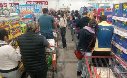 FOTOS: ¡Caos y largas filas en Costco! Usuarios reportan horas de espera para salir de la tienda