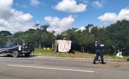 Nuevo accidente en carretera Mérida-Campeche deja 25 lesionados 